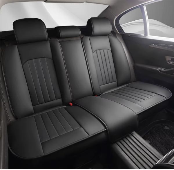 Sportliche 5-Sitzer-Sitzbezüge aus PU-Leder UNIVERSAL KOMFORT (FARBAUSWAHL)